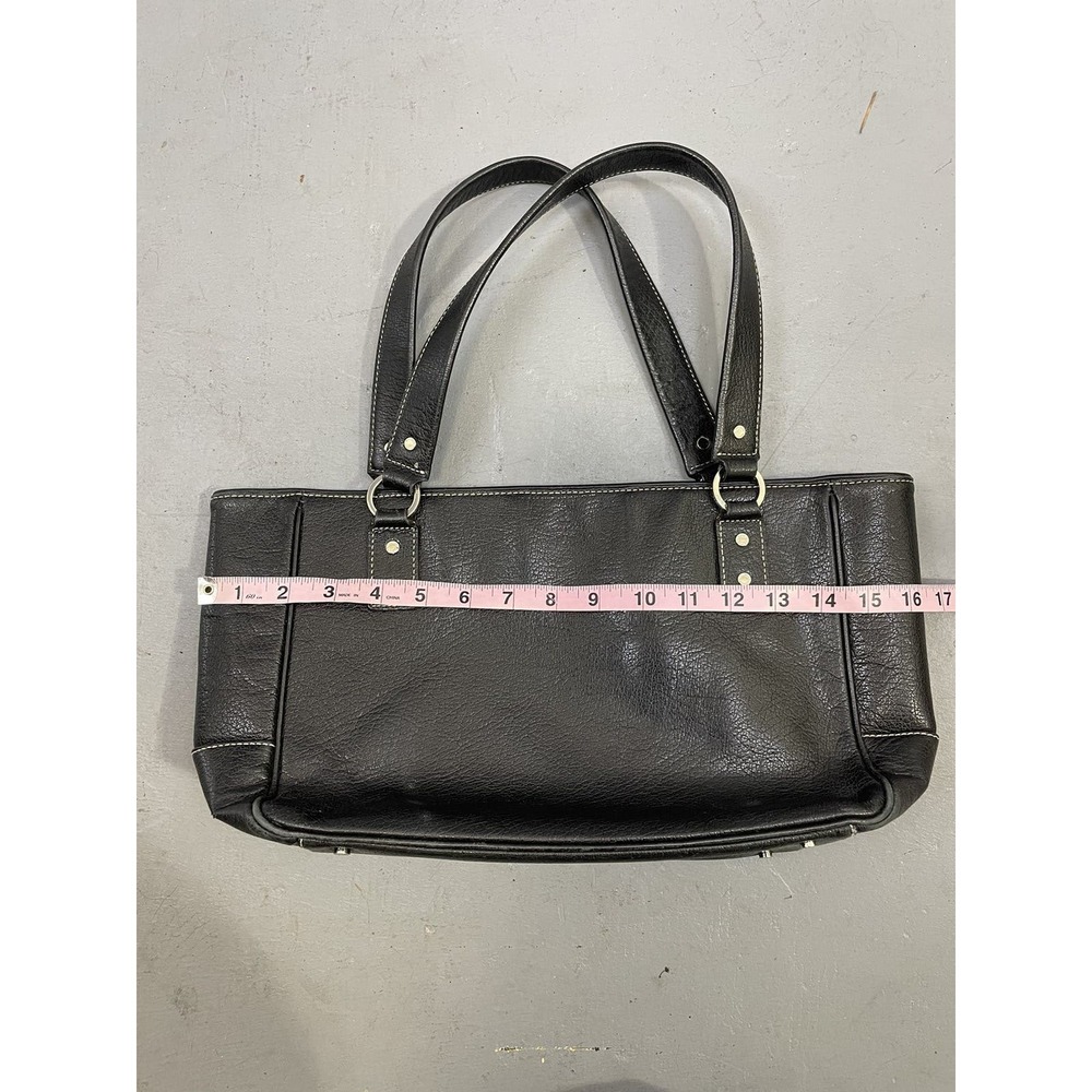 Vintage Kate Spade‎ Black Leather Purse Shoulder Bag Handbag - Picture 12 of 14